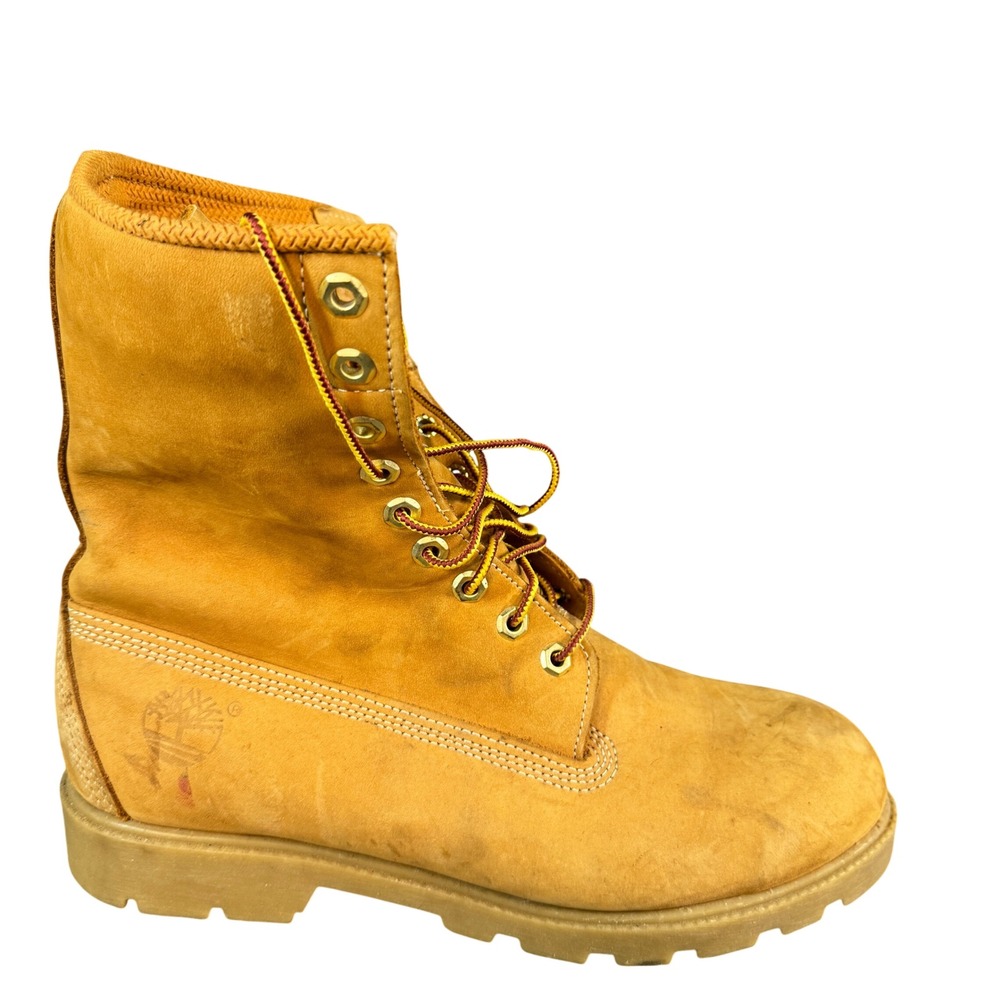 Timberland 8 Inch Premium Waterproof Boots Wheat Nubuck Mens 9.5 M 12281